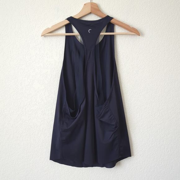 Zyia Active Women's Mesh Blue Tank Top XL Racerback Ventilation Stretchy Yoga - Picture 3 of 7